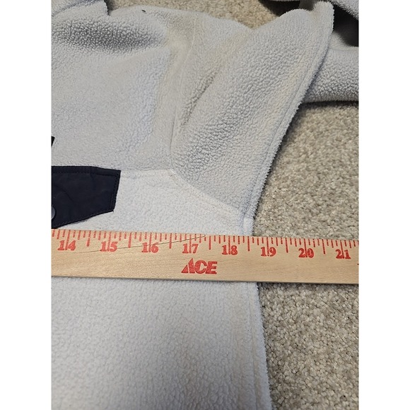 Patagonia Synchilla Snap-T Fleece Pullover XS Women White Gray Poly YGI W4-224 - Picture 5 of 6